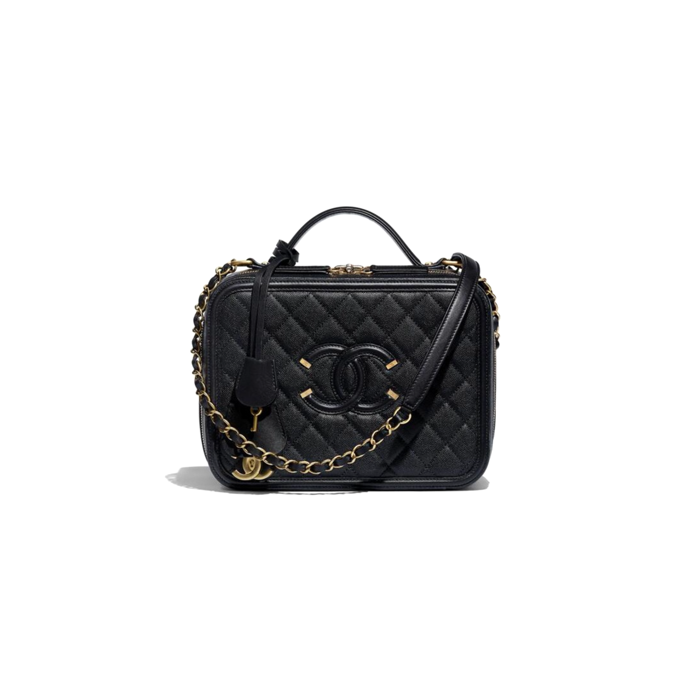 Ch**el cc filigree vanity case a93344 (24*17*10cm)